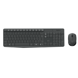 Combo teclado y mouse inalámbrico MK235 marca Logitech