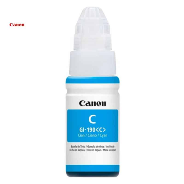 Botella De Tinta Cyan 190C Canon Pixma - Image 3