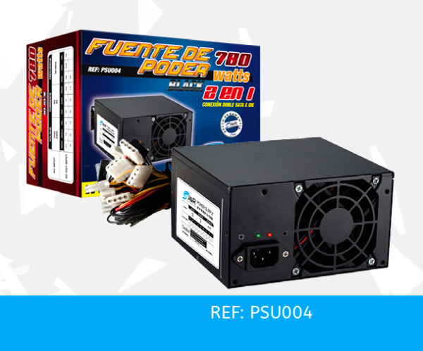 Fuente de poder 780W J&R PSU-004 - Image 2