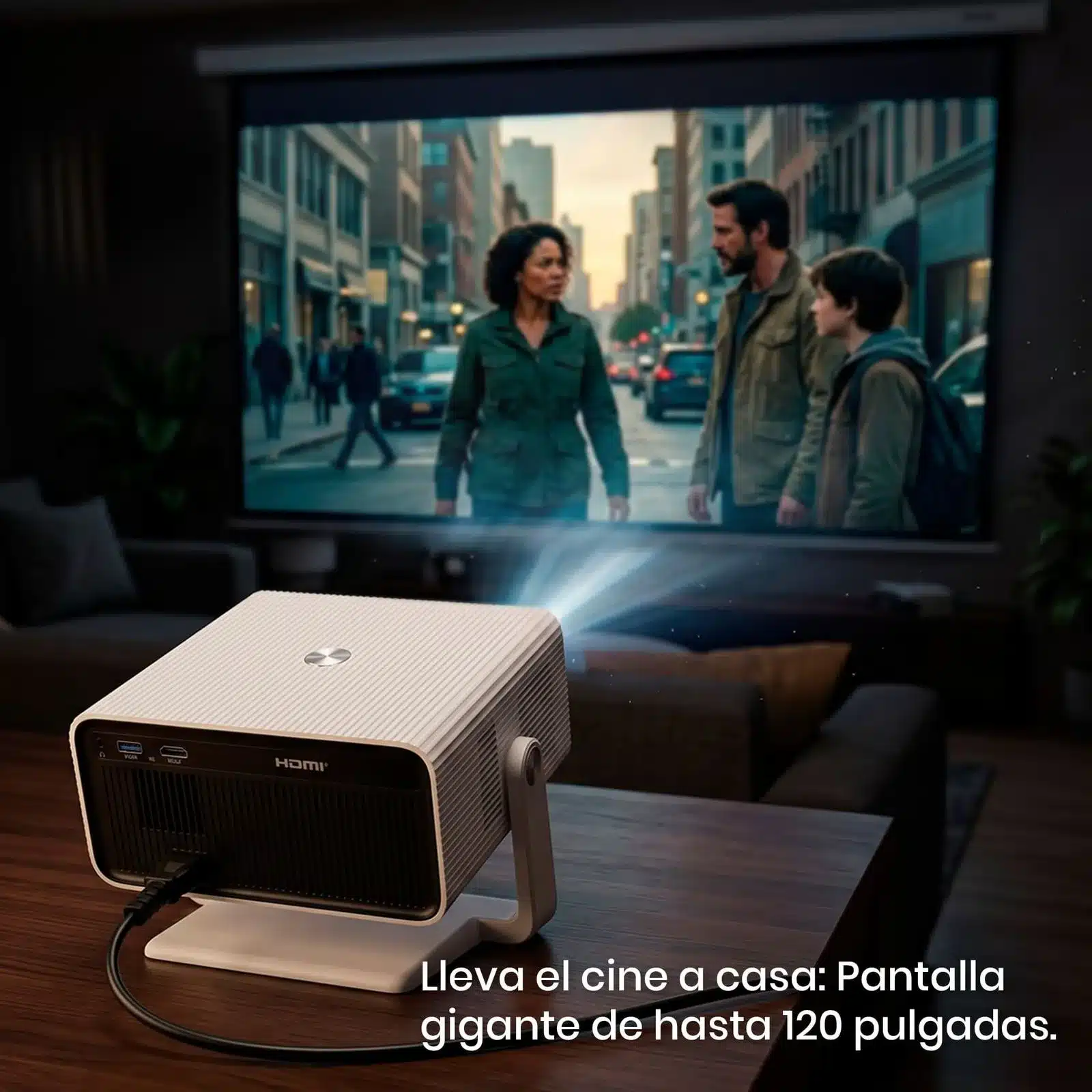 Proyector Inteligente con Android Full HD 2800 Lúmenes Tottori Marca VTA - Image 7