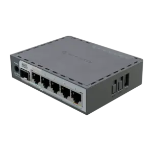 Router Mikrotik hEX S 2025 Costado