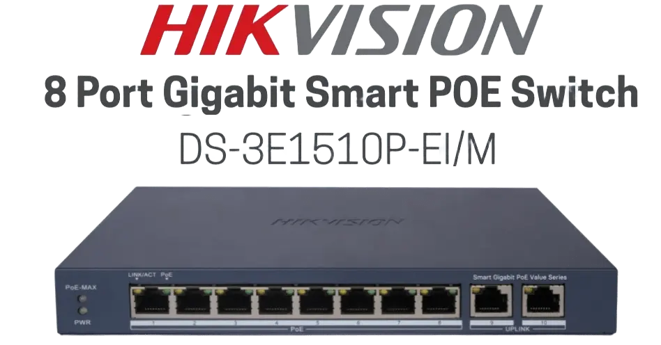 Switch-PoE-Administrable-8-Puertos-Gigabit-Hikvision-DS-3E1510P-EI-M